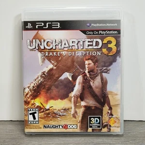 Playstation 3 PS3 Uncharted 3 Drake's Deception Completo con Estuche y Manual Probado - Imagen 1 de 4