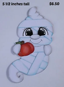 Fantasma con calabaza HALLOWEEN álbum de recortes piezas de papel prehecho 3D troquelado Rhonda - Imagen 1 de 1