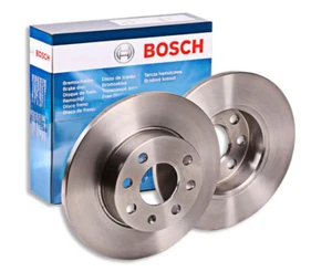 2x Bosch Brake Discs Set Rear Ø 10 7/16in for Renault Avantime Escape III New - Picture 1 of 2