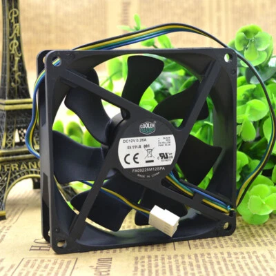 CoolerMaster FA09225M12SPA 9.2cm chassis CPU PWM fan 4-pin - Image 1 of 4