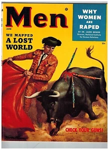 Men ---Men's Adventure Magazine Vol 3, # 6 `1954 - Bild 1 von 6