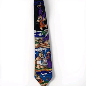 Hanna Barbera Fred 1993 - WILMA! Cravatta Flintstones Cartoon Network Fumetto Striscia - Foto 1 di 6