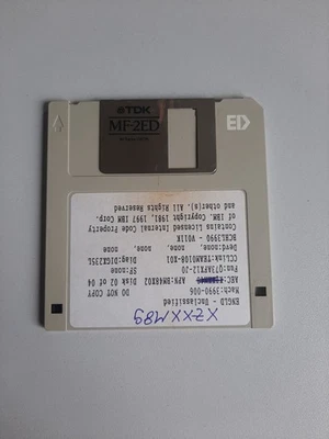 3,5" Zoll Diskette ED 2,88MB Formatiert 100% getestet Floppy Disk 4MB - Image 1 of 4