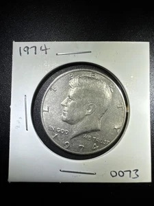 1974 US Kennedy Half Dollar Coin Uncirculated Ungraded Great Color - Picture 1 of 3