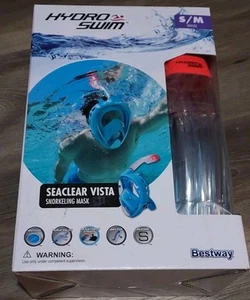 Máscara facial de snorkel Bestway Hydro Swim SeaClear Vista S/M piscina océano playa - Imagen 1 de 1