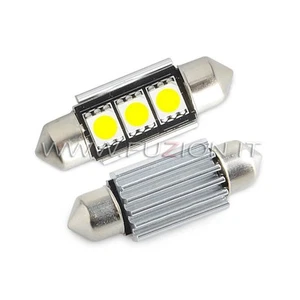 LAMPADE SILURO C5W C10W 3 LED CANBUS FUZION 39mm. - Picture 1 of 2