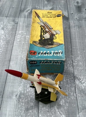 CORGI BLOODHOUND GUIDED MISSILE & LAUNCHING RAMP No.1108 & BOX VINTAGE 1958-60 - Image 1 of 4