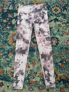 Athleta Girl High Rise Printed Chit Chat Tight Girl's Size Medium 8/10 - Picture 1 of 7