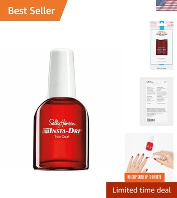 Ultra-Glossy Insta-Dri Top Coat: Quick Dry, Acrylic Formula for Perfect Nails - Image 1 of 4