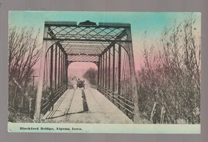 Algona IOWA c1910 BLACKFORD WAGON BRIDGE Roadster Car nr Garner Britt IA B1 - Picture 1 of 2