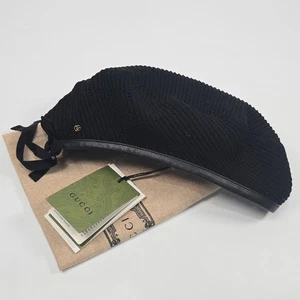 Gucci GG Crochet Beret M 57 139455319 - Picture 1 of 9
