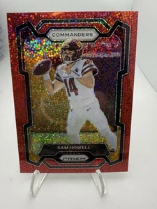 2023 Panini Prizm - Sam Howell #300 Red Sparkle Prizm - Picture 1 of 2