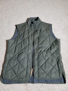 Gilet trapuntato J.Crew Sussex VERDE taglia Med NX631 vintage - Foto 1 di 5