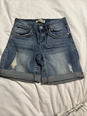 Pantalones cortos de mezclilla Seven7 talla 2P desgastados Foto 1 de 4