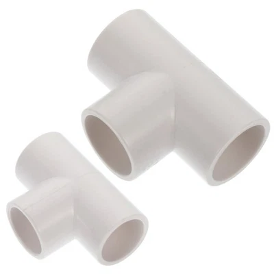  30 Pcs PVC Pipe Fitting Tee Socket Connector Steckverbinder Aus Rohrverbinder - Bild 1 von 4