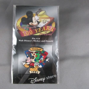 OLD LE Disney pin 100 Years of Dreams #14 - Mickey Mouse & Donald Duck (1983) - Picture 1 of 3
