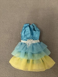 Vintage Barbie verträumtes blaues Rüschenkleid 1970 - Bild 1 von 5