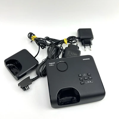 Gigaset C300A Basisstation | Siemens Telefon Anrufbeantworter + Ladestation - Bild 1 von 4