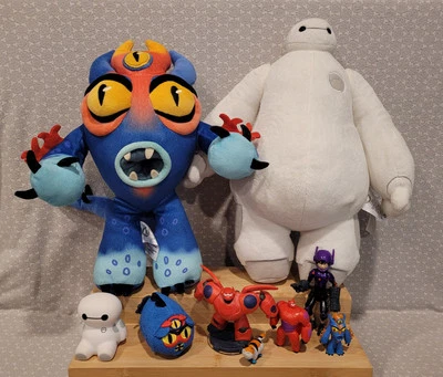 Disney Store Big Hero 6 Baymax Fred Fredzilla Plush Hiro Tsum Squish  Figure Lot - Image 1 of 4