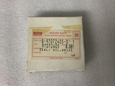 Sello de aceite genuino del eje de tracción delantera GM Isuzu (1990-1999) (stock antiguo) Foto 1 de 2