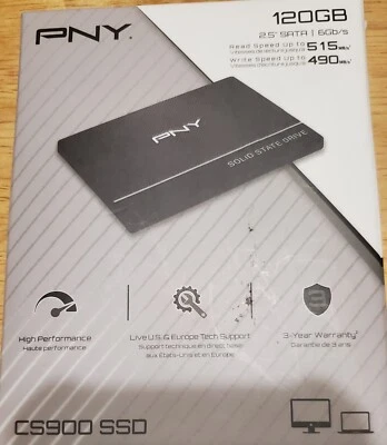 PNY CS900 120GB 2.5" Internal SSD  - Image 1 of 2
