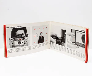 Vintage Polaroid 104 Instant Film Land Camera Manual Instructions Guide English - Picture 1 of 4