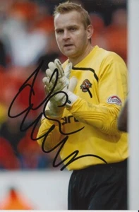 NICKY WEAVER HAND SIGNED 6X4 PHOTO - FOOTBALL AUTOGRAPH - DUNDEE UNITED 1. - Picture 1 of 1