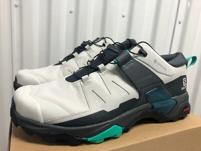 Wmns Salomon X Ultra 4 GTX GORETEX WATERPROOF Lunar Ebony Mint sz 11 Hiking Boot - Image 1 of 4