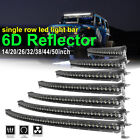 Produktbild - 6D Slim Curved 20 26 32 38 44 50" LED Work Light Bar Spot Truck Roof Offroad 4x4