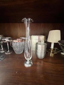 Vaso Gorham in vetro sterling e inciso - Foto 1 di 9