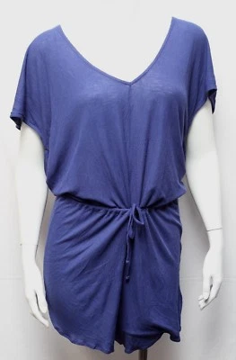 Новый с Ярлыками Wildfox плавать комбинезон прикрыть синий тонкий вязаный шнурок талии шорты Sz L - Изображение 1 из 4