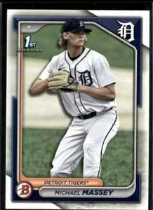 2024 Bowman Draft Paper Michael Massey Detroit Tigers #BD-80 5 Card Lot - Picture 1 of 2
