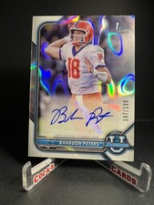 2021-22 Bowman University - Bowman Chrome Prospect Autographs Lava Refractor...