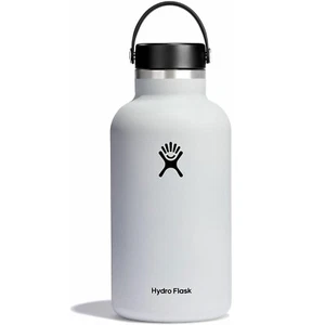 Hydro Flask 64 OZ Wide Mouth Flex Cap 2.0 Thermoflasche Iso Trinkflasche Weiß - Bild 1 von 2