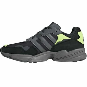 Adidas YUNG-96 SHOES UK 11 Carbon / Grey Four / Solar Yellow - Picture 1 of 10