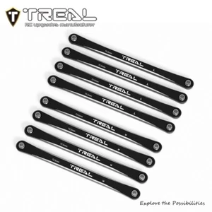 Treal Losi Mini LMT Machined Aluminum Extended Length Complete Link Set - Black - Picture 1 of 1