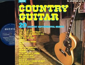 COUNTRY GUITAR 20 Instrumental Greats VINYL LP Pete Willsher WARWICK 1979 WW5070 - Imagen 1 de 3