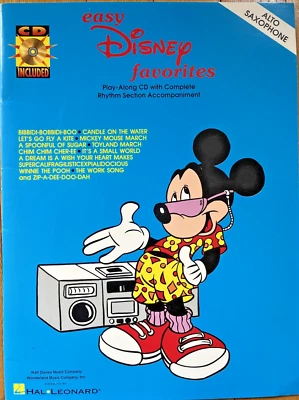 Easy Disney Favorites: Alto Saxophone Play-Along with CD - Image 1 of 2
