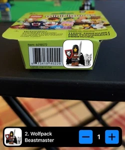 Lego Minifigures Series 27 71048 Factory Sealed Wolfpack Beastmaster Figure Wolf - Picture 1 of 4