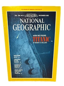 National Geographic Magazine December 1985 How We Found Titanic  Collectable g - Picture 1 of 20