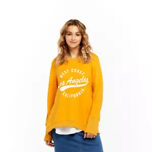 BETTY BASICS ESSENTIALS  DOLLY SWEAT JUMPER SPICY MUSTARD S8-22 - Picture 1 of 6