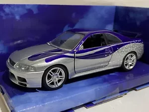 1:32 Nissan Skyline GT-R 1995 Fast & Furious Jada Toys diecast coche metal - Imagen 1 de 6