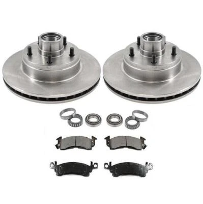 Front Rotors Brake Pads Wheel Bearings for Chevrolet Camaro Z28 1979-1981 - Image 1 of 4