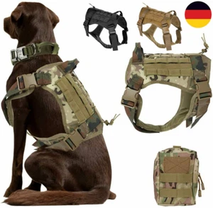 Hundegeschirr taktisches Powergeschirr Nylon Geschirr gepolstert verstellbar - Bild 1 von 24