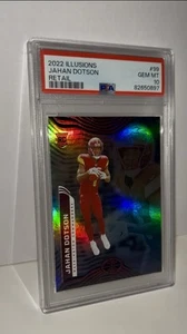 2022 ILLUSIONS JAHAN DOTSON RETAIL ROOKIE CARD HOLO FOIL #99 RC - PSA 10 - Picture 1 of 2