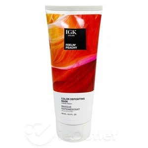 Mascarilla capilar acondicionadora IGK Color Feelin color melocotón - melocotón vibrante - Imagen 1 de 2