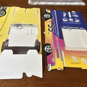 2-  1- 1958 Buick Century,& 1-1955 Chevy Cardboard Entertaining Snack Container - Picture 1 of 12