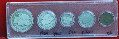 1904 United States Silver Year Set - Image 1 of 2