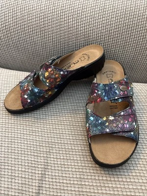NWT Spring Step FLEXUS Sandals Bellasa Multi Size: 37 Comfort Slip On Slides - Image 1 of 4