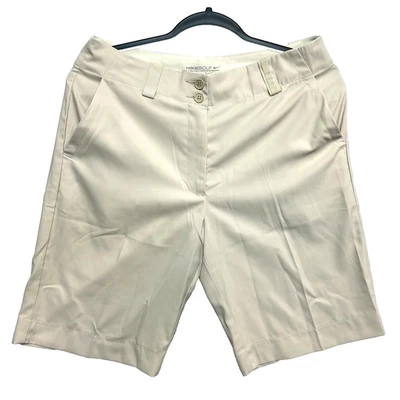 Pantalones Cortos Nike Dri-Fit Para Mujer 6P Caqui Frente Plano Golf Rendimiento  Foto 1 de 4